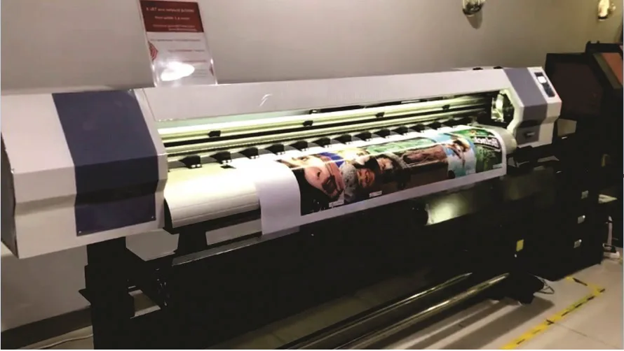 Máy in Bạt và Decal khổ lớn 1m6