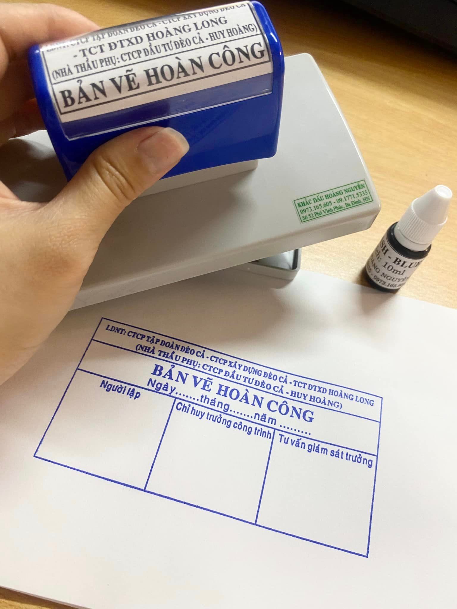 Khắc Dấu hoàn công liền mực 60x120mm