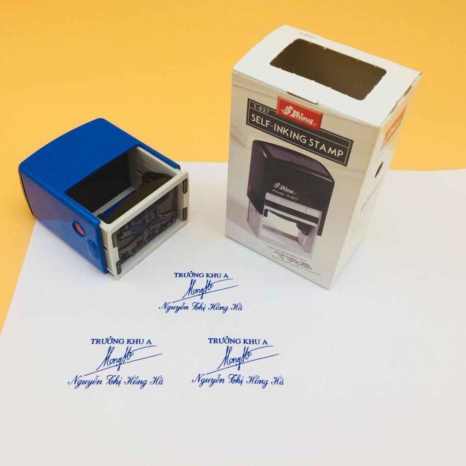 Khắc Dấu chữ ký 22x57mm